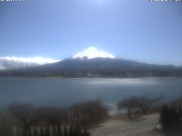 河口湖からの富士山