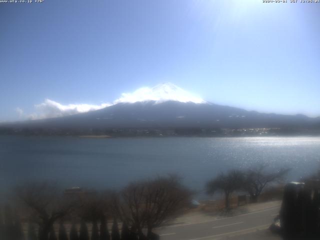 河口湖からの富士山