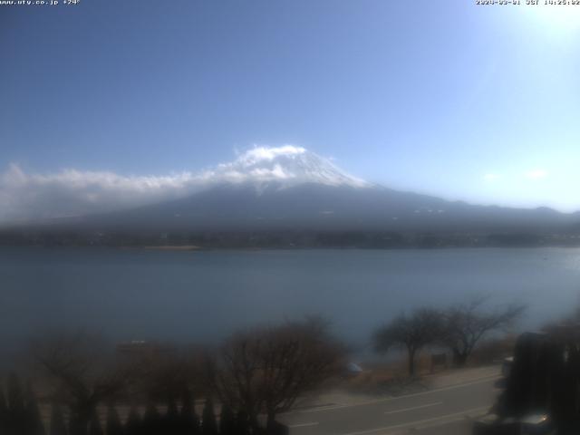 河口湖からの富士山