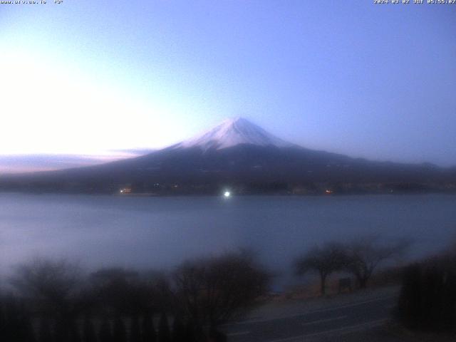 河口湖からの富士山