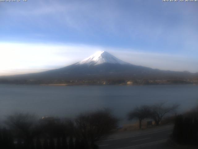 河口湖からの富士山