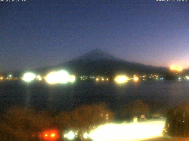 河口湖からの富士山