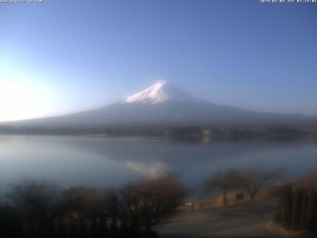 河口湖からの富士山