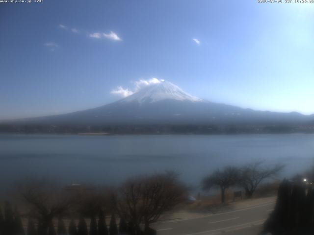 河口湖からの富士山