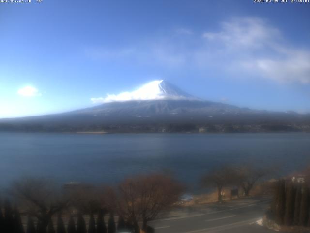 河口湖からの富士山