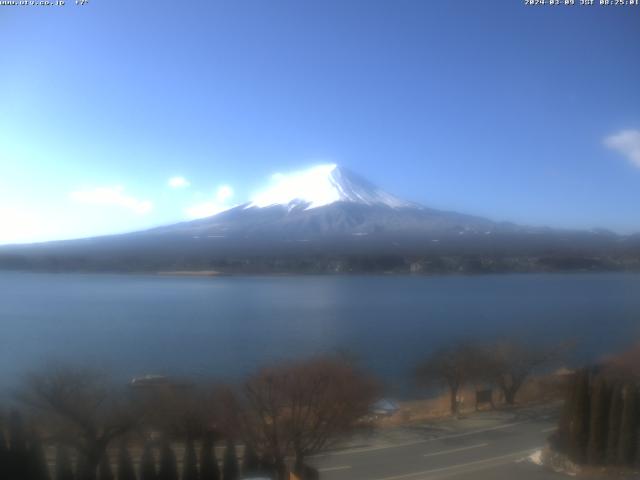 河口湖からの富士山