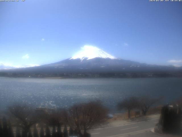 河口湖からの富士山