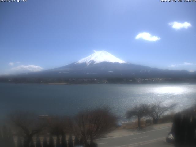 河口湖からの富士山