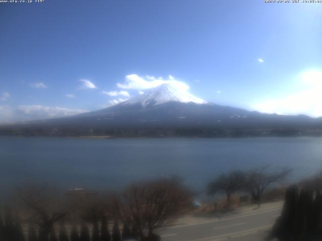 河口湖からの富士山