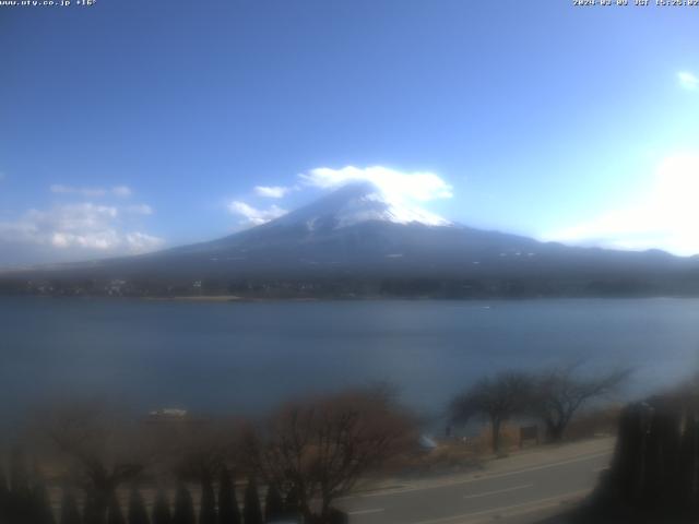 河口湖からの富士山