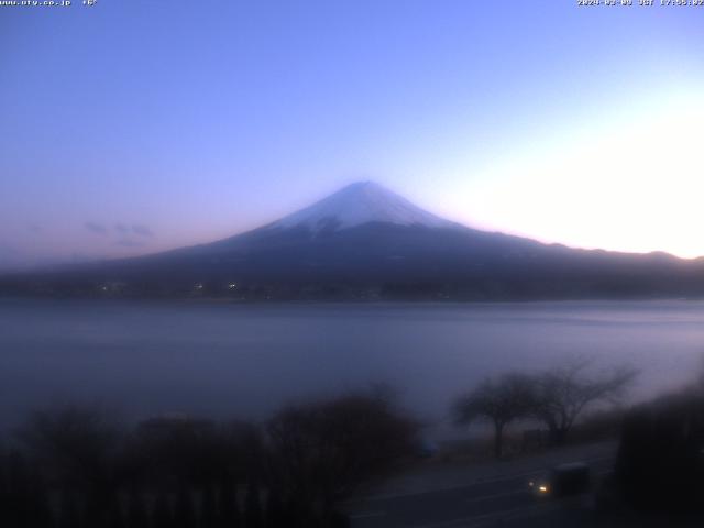 河口湖からの富士山