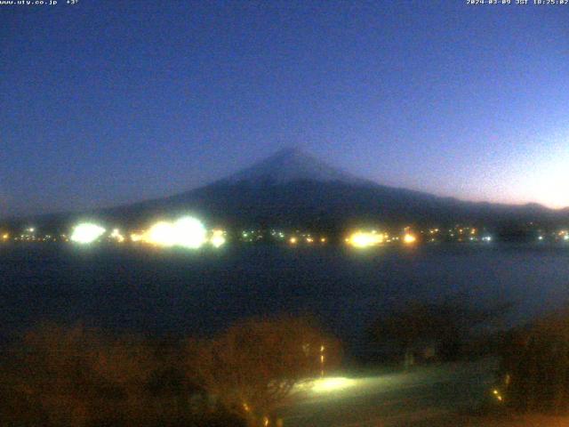 河口湖からの富士山