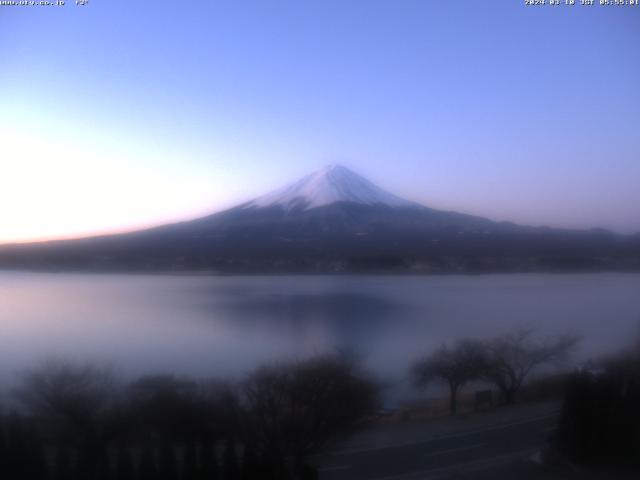 河口湖からの富士山