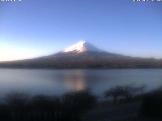 河口湖からの富士山