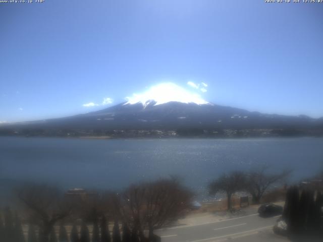 河口湖からの富士山