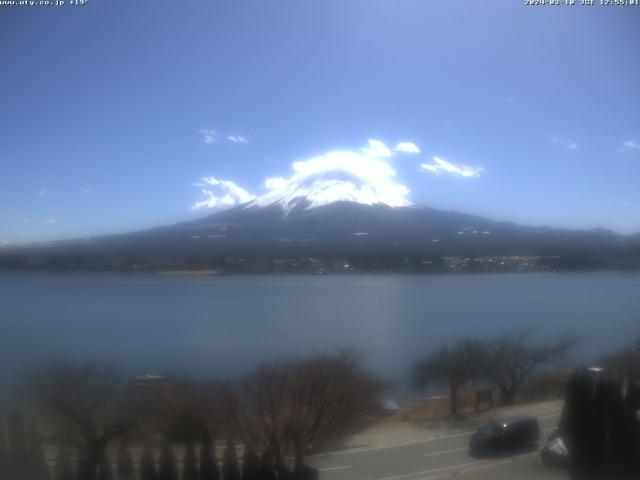 河口湖からの富士山