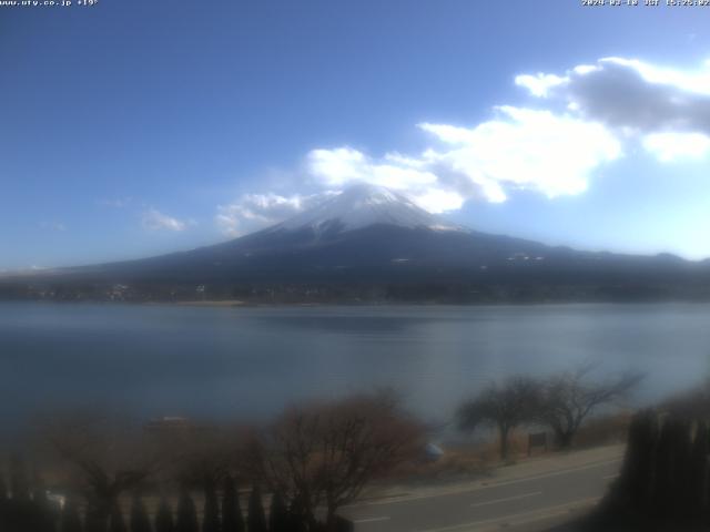 河口湖からの富士山