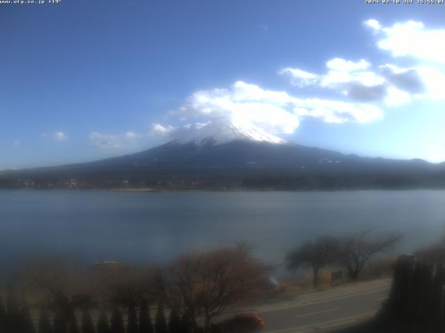 河口湖からの富士山