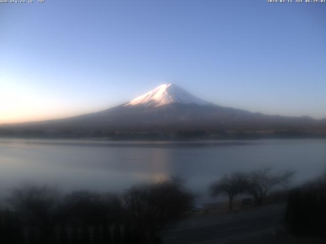 河口湖からの富士山