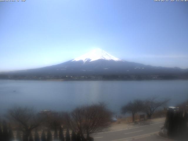 河口湖からの富士山