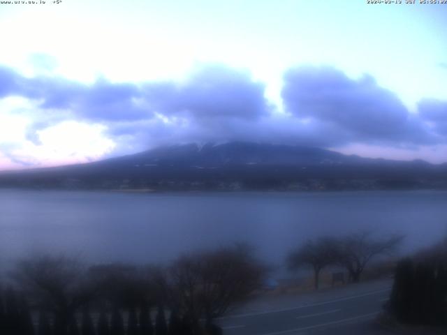 河口湖からの富士山