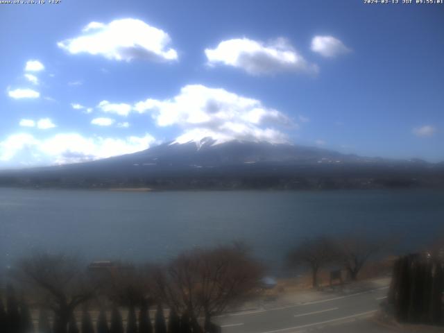 河口湖からの富士山