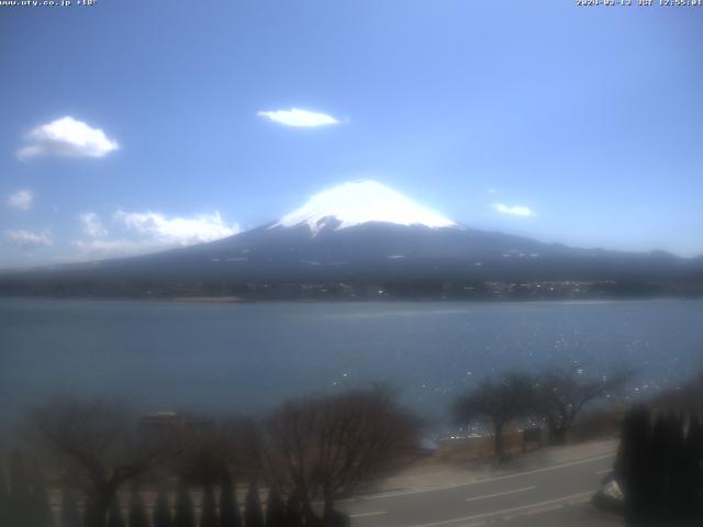 河口湖からの富士山