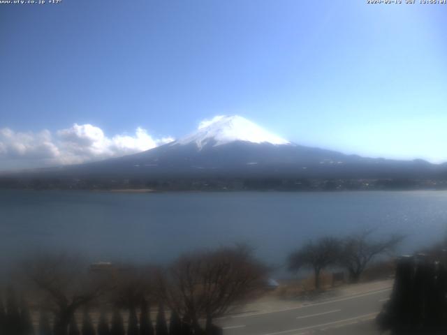 河口湖からの富士山