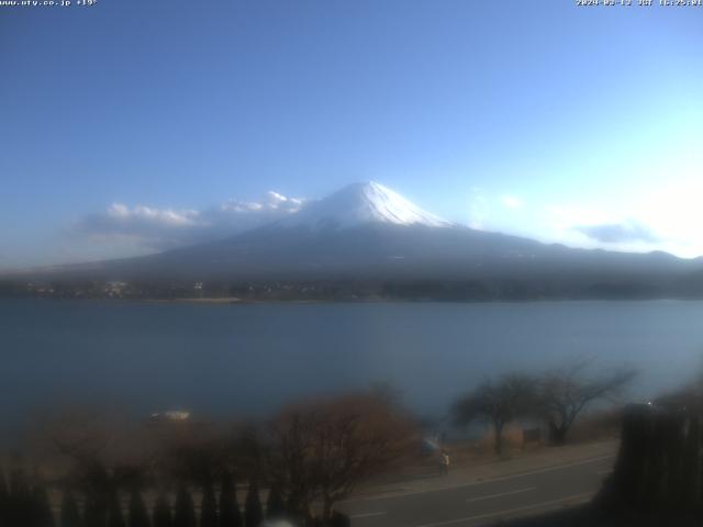 河口湖からの富士山