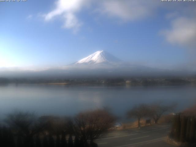 河口湖からの富士山