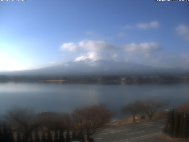 河口湖からの富士山