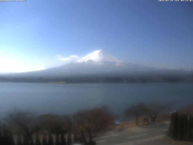 河口湖からの富士山