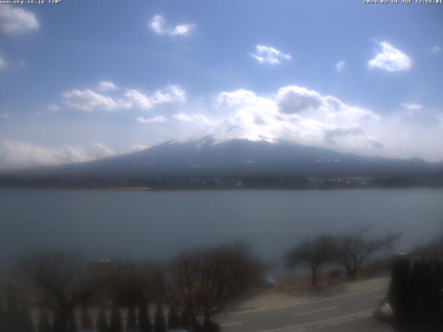 河口湖からの富士山