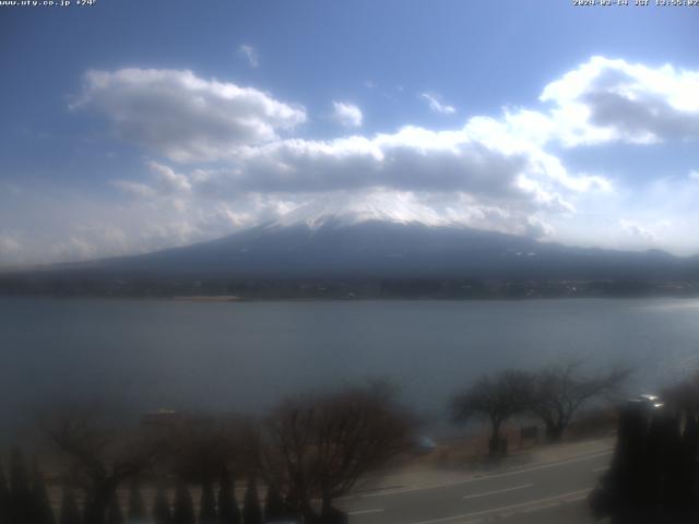 河口湖からの富士山