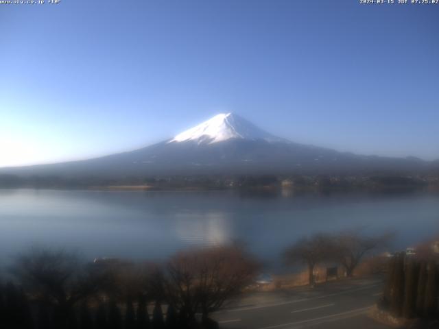 河口湖からの富士山