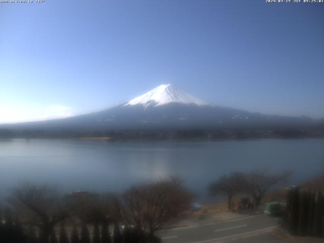 河口湖からの富士山