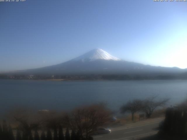 河口湖からの富士山