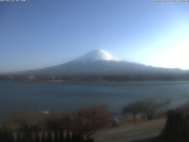 河口湖からの富士山