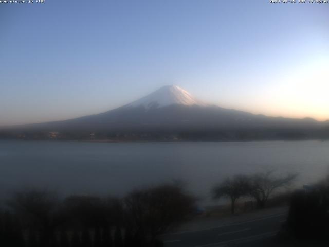 河口湖からの富士山