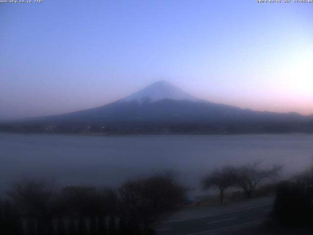 河口湖からの富士山