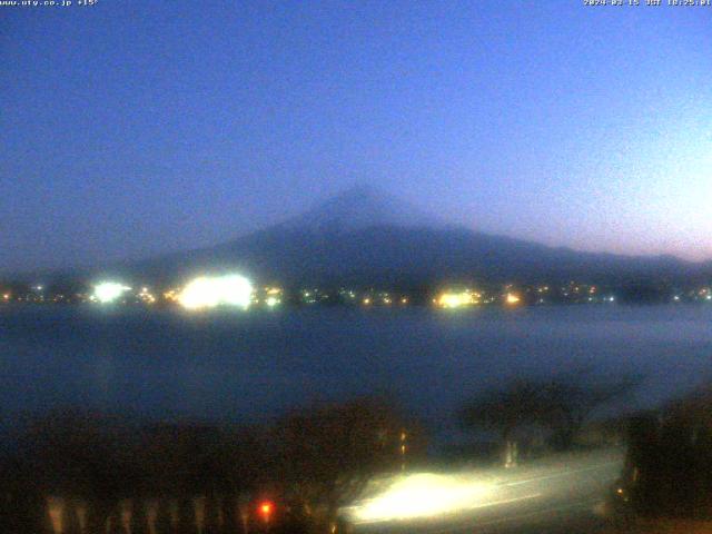 河口湖からの富士山