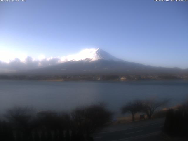 河口湖からの富士山