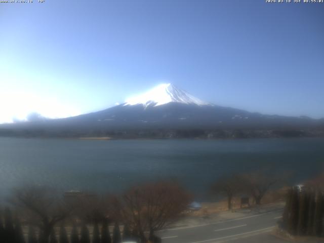 河口湖からの富士山