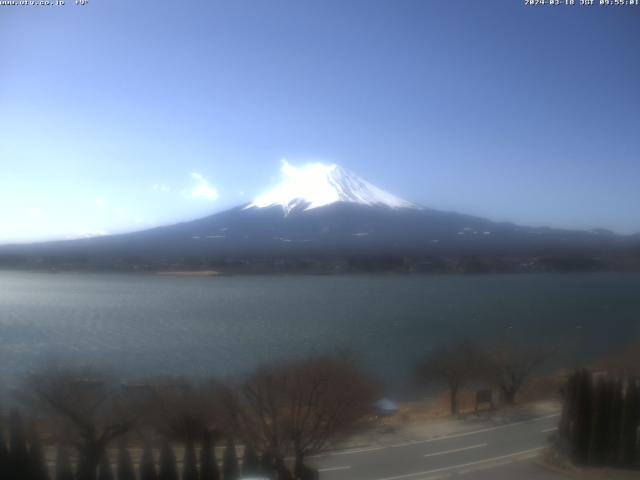 河口湖からの富士山