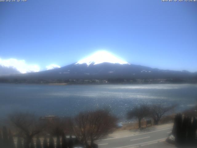 河口湖からの富士山