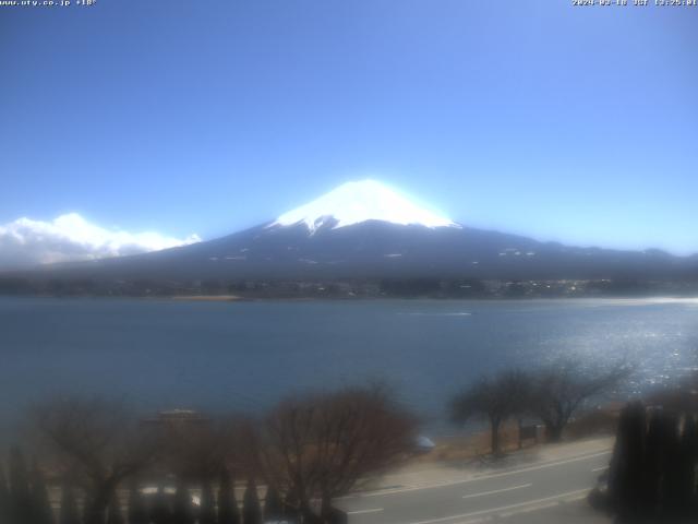 河口湖からの富士山