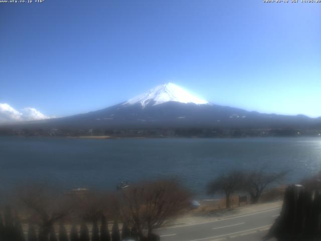 河口湖からの富士山