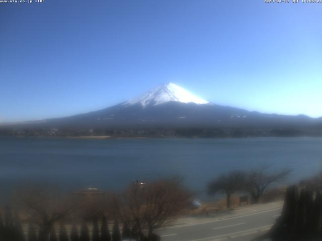 河口湖からの富士山