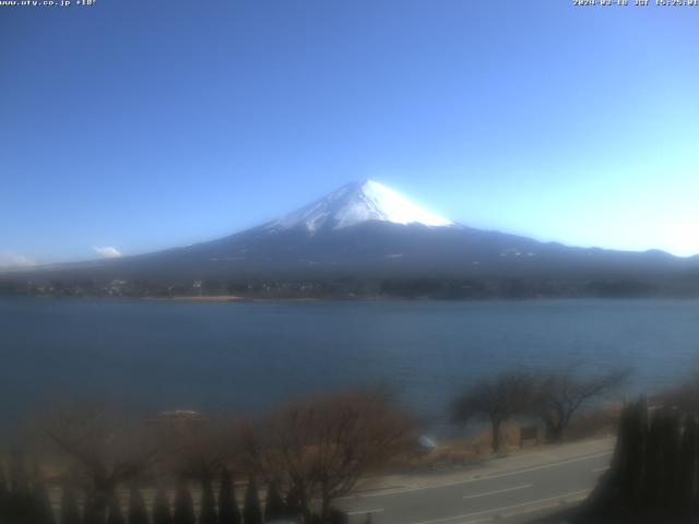 河口湖からの富士山