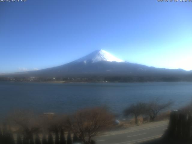 河口湖からの富士山